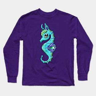 Colorful Seahorse Long Sleeve T-Shirt